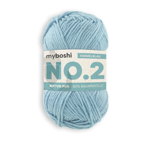 myboshi No.2 -Einzelkn&auml;uel- Himmelblau