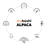 myboshi Alpaca - VE 5 Kn&auml;uel  Titangrau