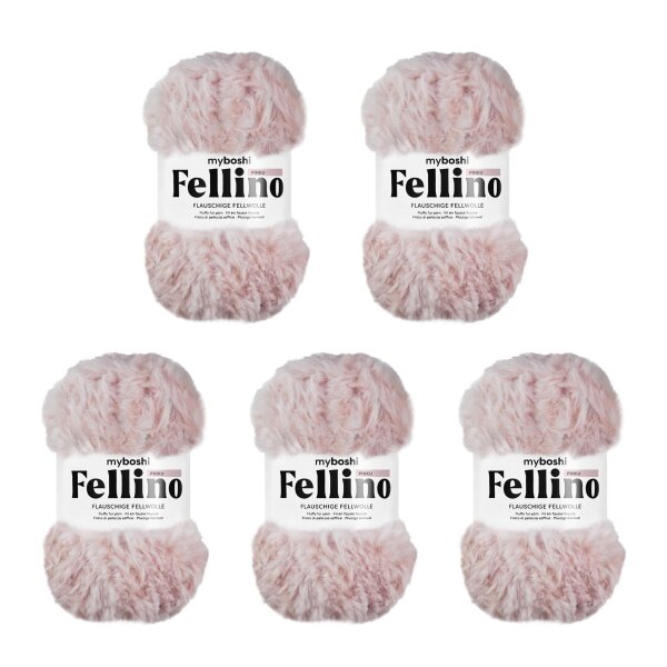 myboshi Fellino- VE 5 Kn&auml;uel Pinku