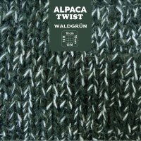 myboshi Alpaca Twist -VE 5 Kn&auml;uel- Waldgr&uuml;n