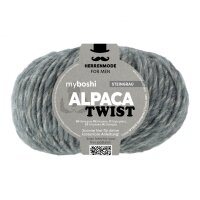 myboshi Alpaca Twist -Einzelkn&auml;uel- Steingrau