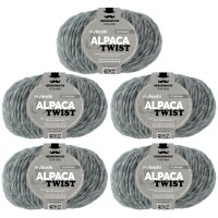 myboshi Alpaca Twist -VE 5 Kn&auml;uel- Steingrau