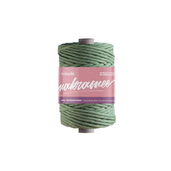 Makramee-Garn jade 4mm gezwirnt 50m Jade