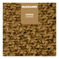 Makramee-Garn honig 4mm gezwirnt 50m Honig