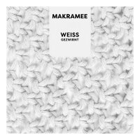 Makramee-Garn wei&szlig; 4mm gezwirnt 50m Wei&szlig;