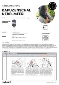 Flyer Kapuzenschal Nebelmeer