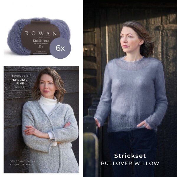 Strickset Magazin 4 Projects Spezial Fine Knits + Projekt Pullover Willow | Rowan