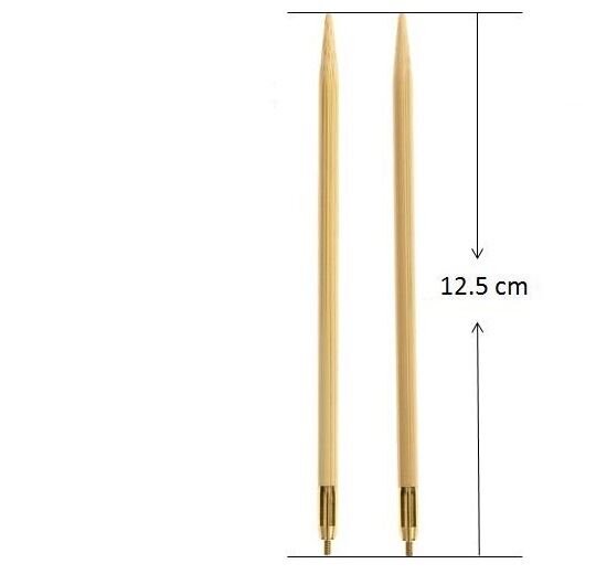 Austauschbare Nadelspitzen - Bambus - 12,5
