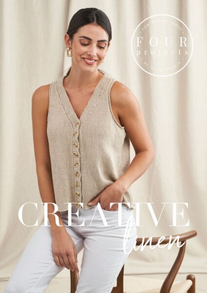 Rowan Brosch&uuml;re 4 Projects Creative Linen
