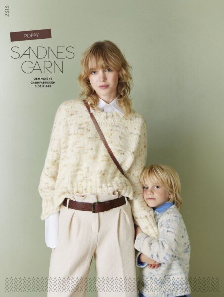 Sandnes Garn Anleitungsheft 2313 Poppy - Englisch
