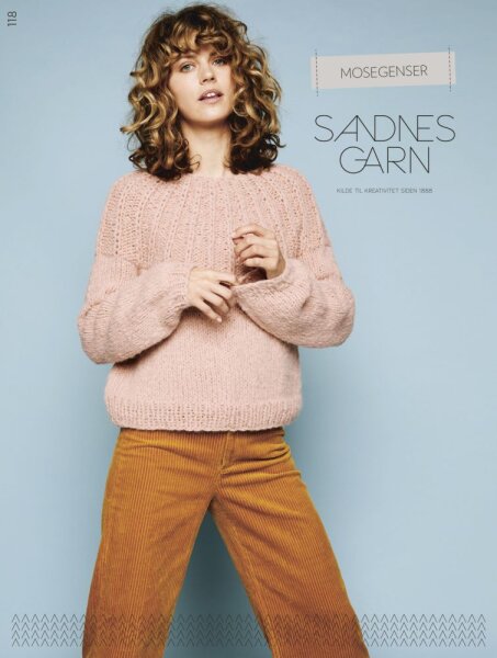 Sandnes Garn Anleitungsheft Mose Sweater norwegisch