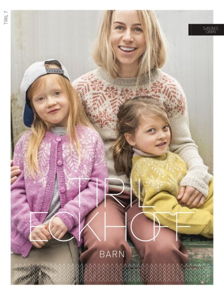 Sandnes Garn Anleitungsheft Tiril Snowcrystal Sweater for Kids norwegisch