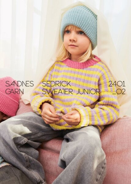 Sandnes Garn Einzelanleitung 2401 Nr. 2 - Sedrick Sweater - Englisch