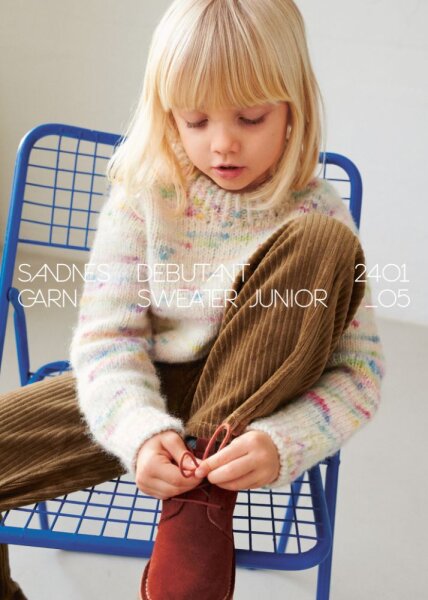 Sandnes Garn Einzelanleitung 2401 Nr. 5 - Debutant sweater - Deutsch
