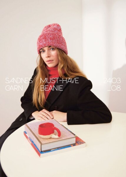 Sandnes Garn Einzelanleitung 2403 Nr. 8 - Must-have Beanie - Englisch