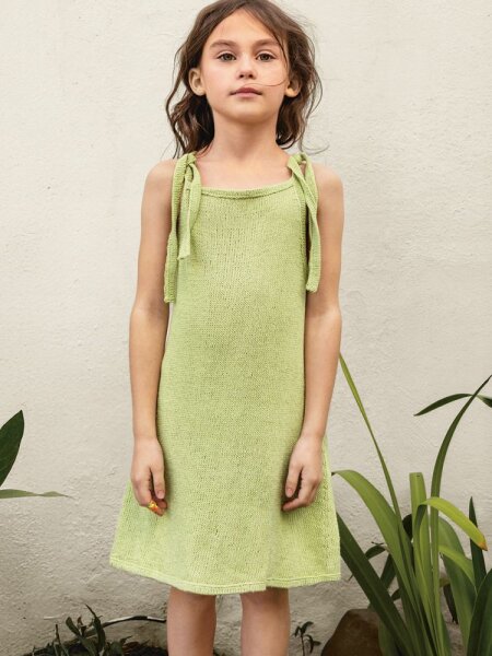 Sandnes Garn Einzelanleitung 2503 Nr. 1 Clementine Dress Junior - Deutsch