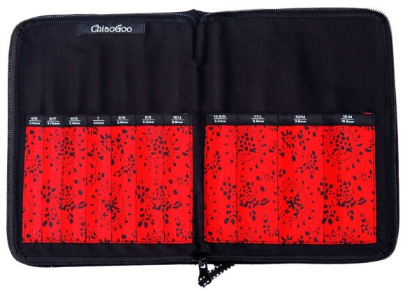 ChiaoGoo Tasche f&uuml;r tunesische H&auml;kelnadeln 20x15 cm