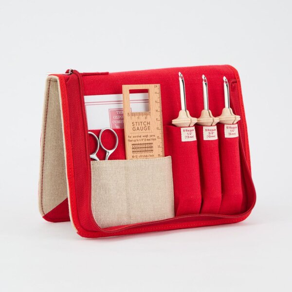 The Oxford Company Punch Nadel Set Natural Wood Fine & Regular Point 8 Nadeln