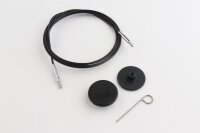 Seil f&uuml;r Nadelspitzen 94 cm 120 cm schwarz