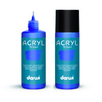 ACRYL Farbe Gl&auml;nzend ultramarinblau 80 ml