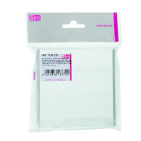 Acrylblock, mit Griffmulde, transparent