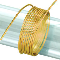 Aludraht eloxiert  gold 5 m / ~ 42 g &oslash; 2 mm
