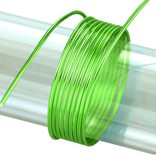 Aludraht eloxiert  hellgr&uuml;n 5 m / ~ 42 g &oslash; 2 mm