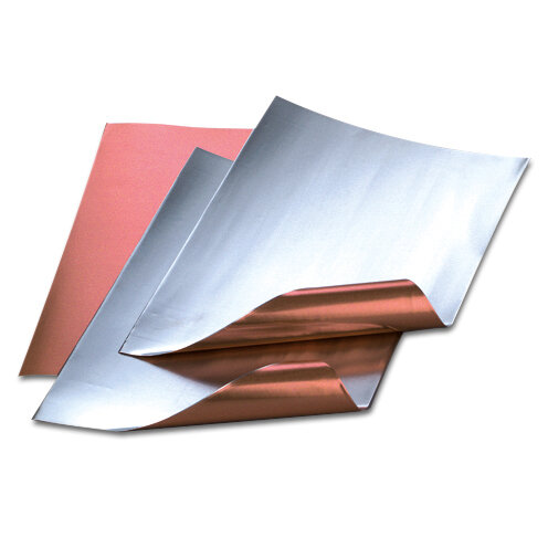 Alufolie, Rolle, kupfer / silber, 5 m