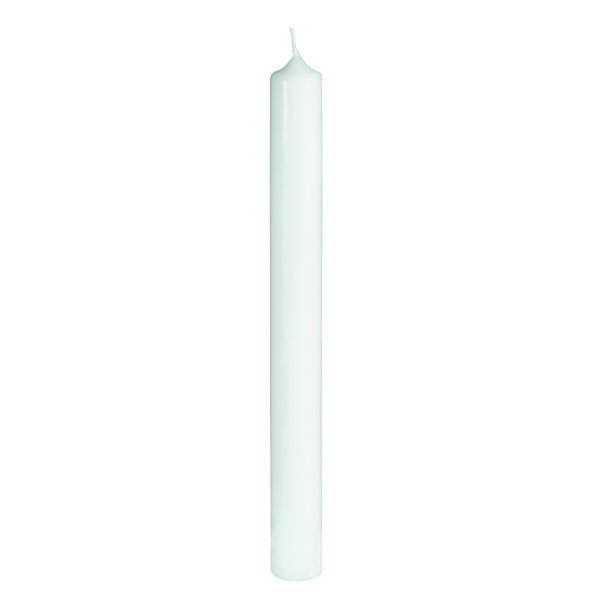 Anlass - Kerze  wei&szlig; &oslash; 40 x H 400 mm