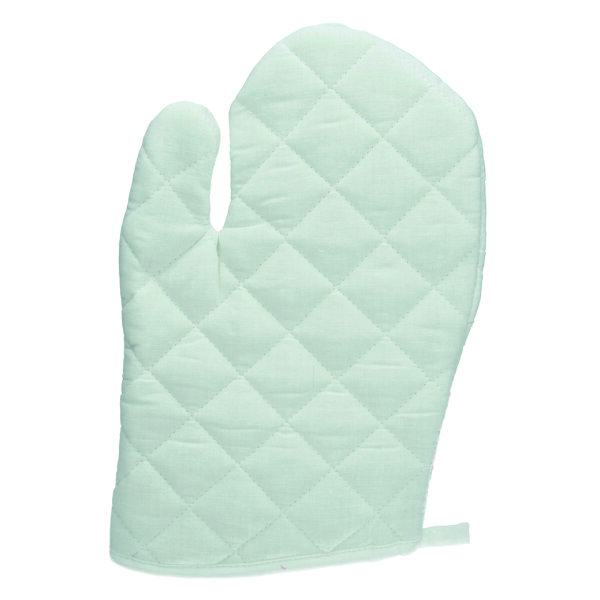 Baumwollartikel, K&uuml;chenhandschuh, wei&szlig;, 105 g/m&sup2;