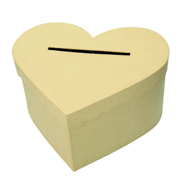 Box Gru&szlig;karten, Herz, Wellendeckel