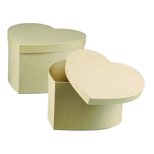 Box Jumbo Set, herzf&ouml;rmig  2 - teilig