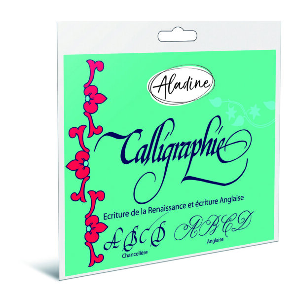 Calligraphie Zubeh&ouml;r, &Uuml;bungsheft englisch  28 Seiten