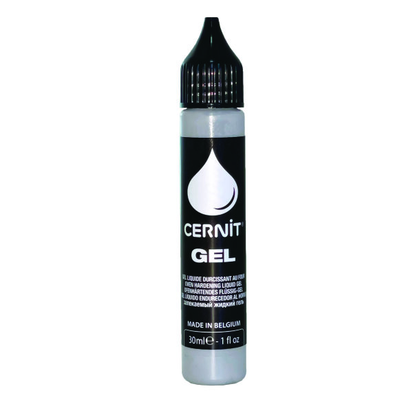 Cernit Gel  silber 30 ml
