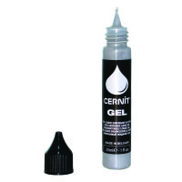 Cernit Gel  silber 30 ml