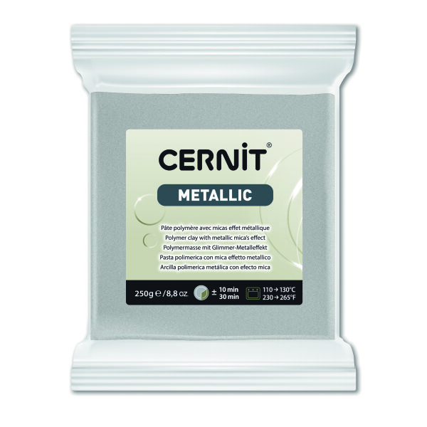 Cernit Metallic  silber 250 g