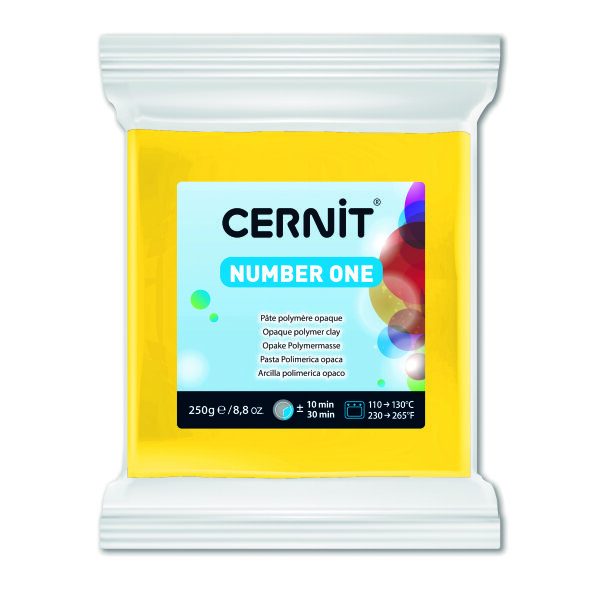 Cernit N&deg;1  gelb 250 g