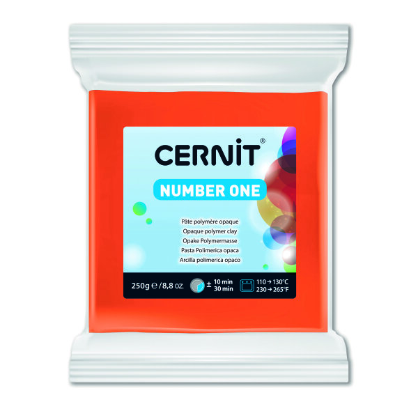 Cernit N&deg;1  orange 250 g