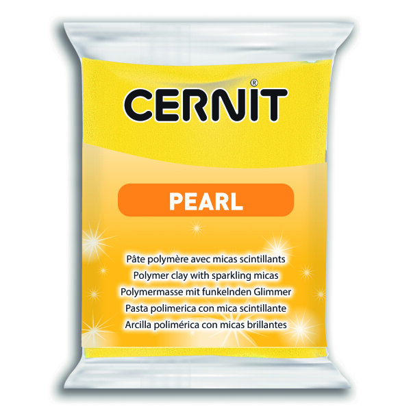 Cernit Pearl  gelb 56 g