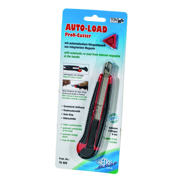 Cutter mit Profiklinge, inkl. 4 Ersatzklingen
