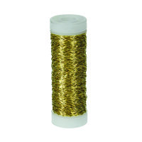 Effektdraht  Messing / gold 45 m &oslash; 025 mm
