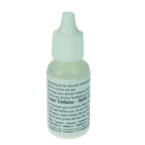 Embossingmedium, Nachf&uuml;llfarbe, transparent, 15 ml