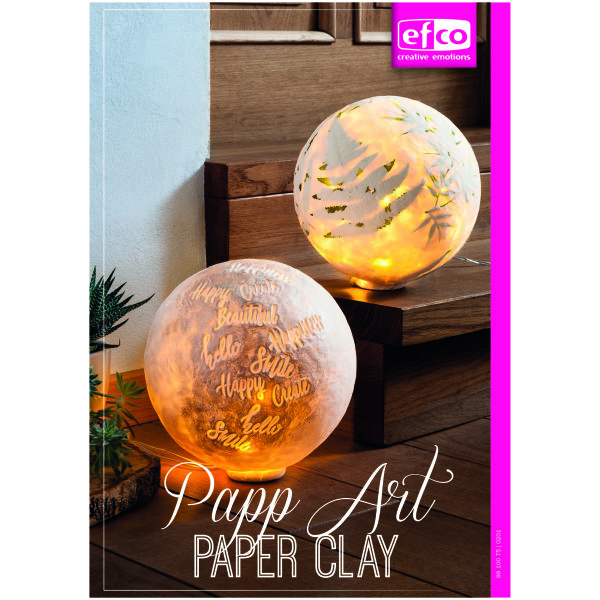 Flyer 3-sprachig, PappArt Paper Clay  8&ndash;seitig