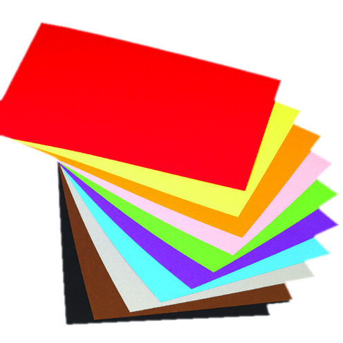 Fotokartonblock  sortiert, 10 Blatt / 300 g / m&sup2;