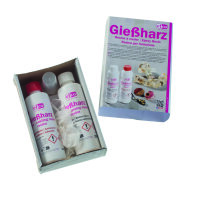 Gie&szlig;harz Komplettset  transparent, 250 + 125 g /...