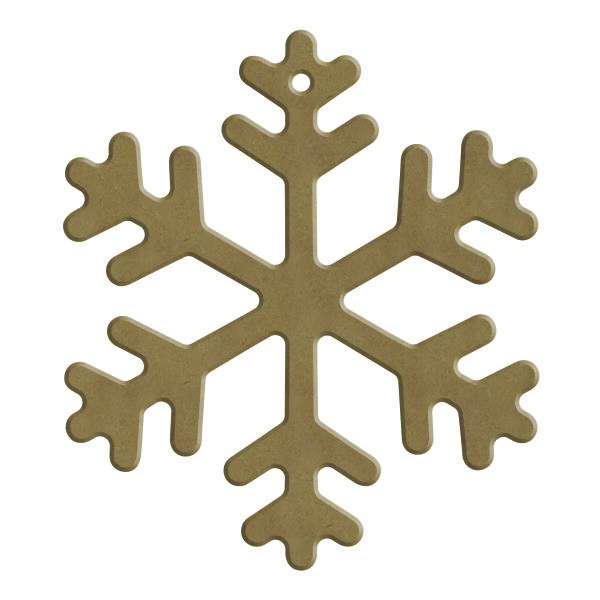 Gomille Schneeflocke mit Loch