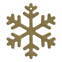 Gomille Schneeflocke mit Loch