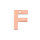 H&auml;nger, Buchstabe F 1-Loch