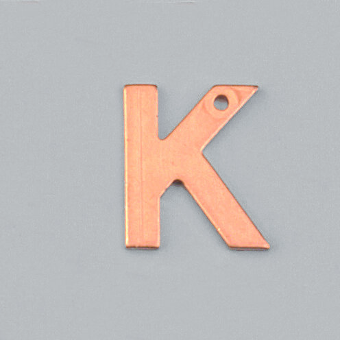 H&auml;nger, Buchstabe K 1-Loch