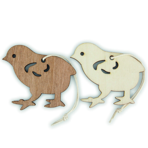 H&auml;nger Holz, K&uuml;ken, natur braun, 2-fach sortiert